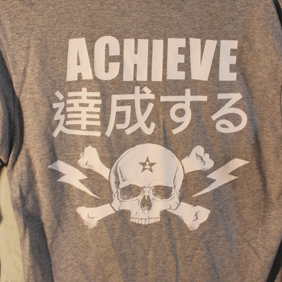 Gaming Back Printed Achieve Long Sleeve - Picture 1 of 3